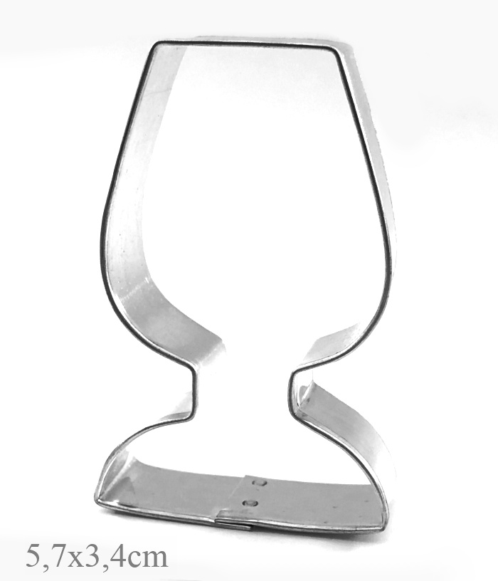 Ausstecher Weinglas 57x34mm
