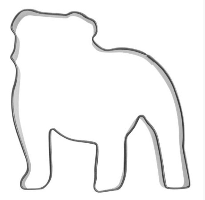 Ausstecher englische Bulldogge 7,5cm