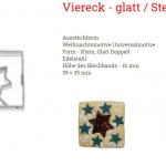 Ausstecher Linzer Viereck/Stern 3,6cm