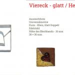 Ausstechform Linzer Viereck/Herz 3,6cm